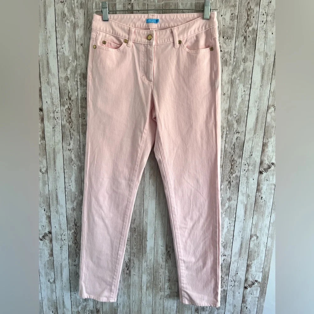 J McLaughlin Light Pink Denim Jeans Size 2